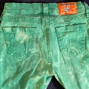 True religion tie-dye jeans